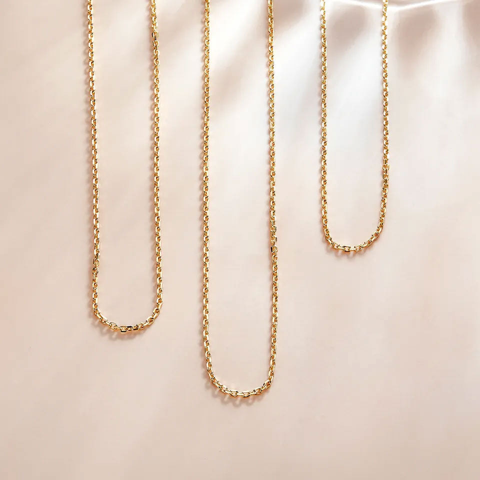 Sterling Silver Cable Chain Hypoallergenic Necklace