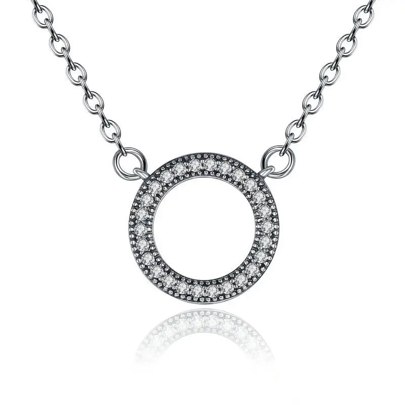 Sterling Silver Fine Circle Hypoallergenic Necklace