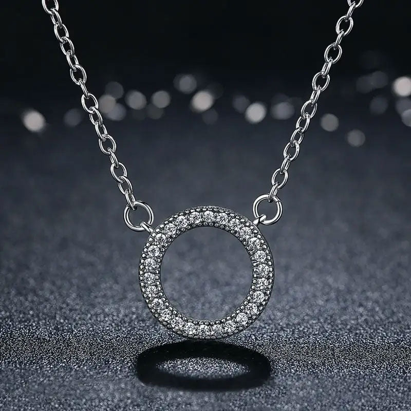 Sterling Silver Fine Circle Hypoallergenic Necklace