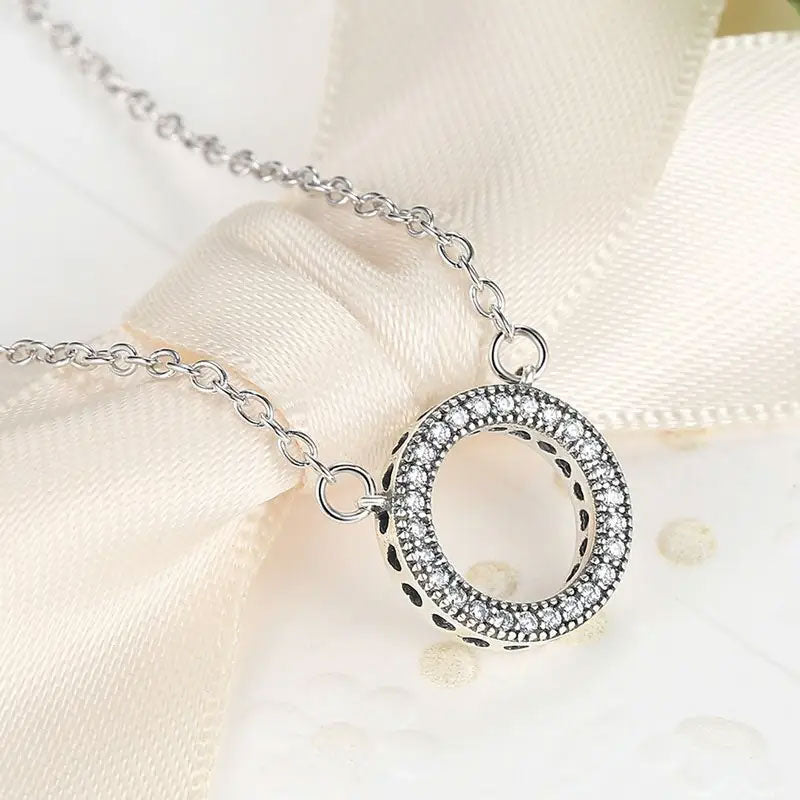 Sterling Silver Fine Circle Hypoallergenic Necklace