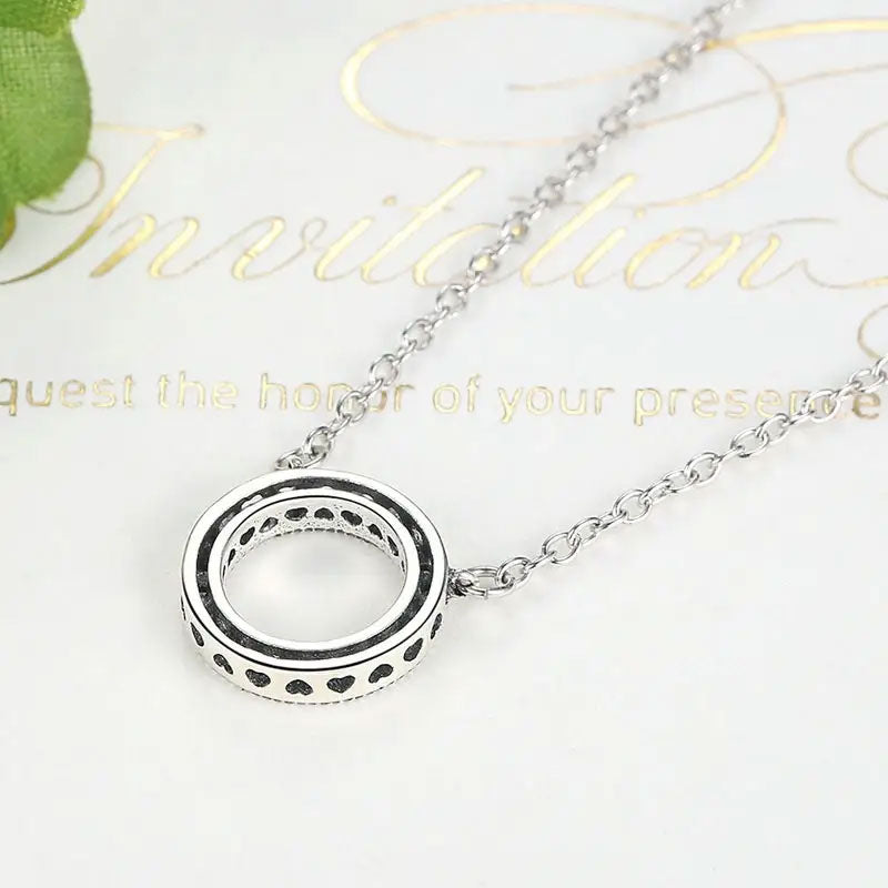 Sterling Silver Fine Circle Hypoallergenic Necklace