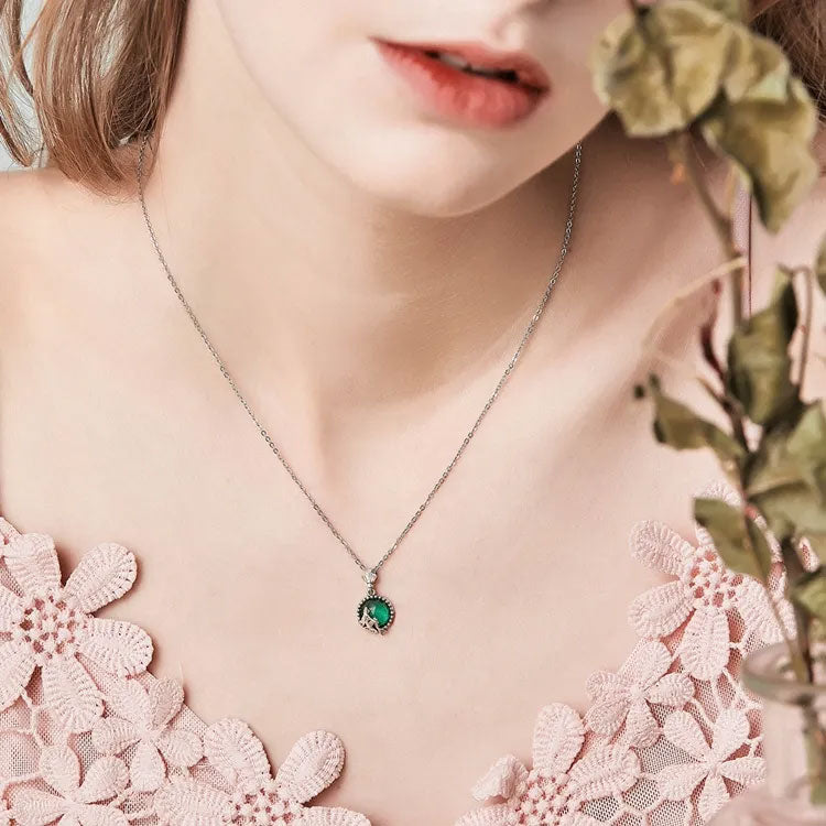 Sterling Silver Romantic Story Legend Hypoallergenic Necklace