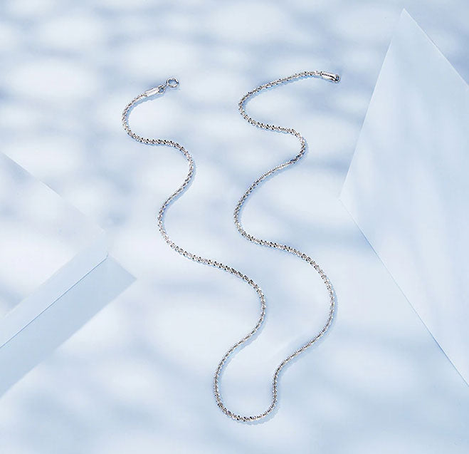 Sterling Silver Gypsophila Hypoallergenic Necklace