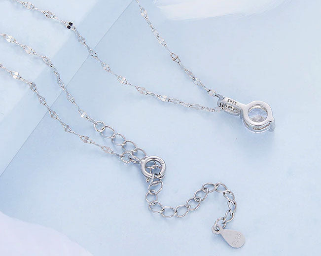 Sterling Silver Sophisticated CZ Hypoallergenic Necklace