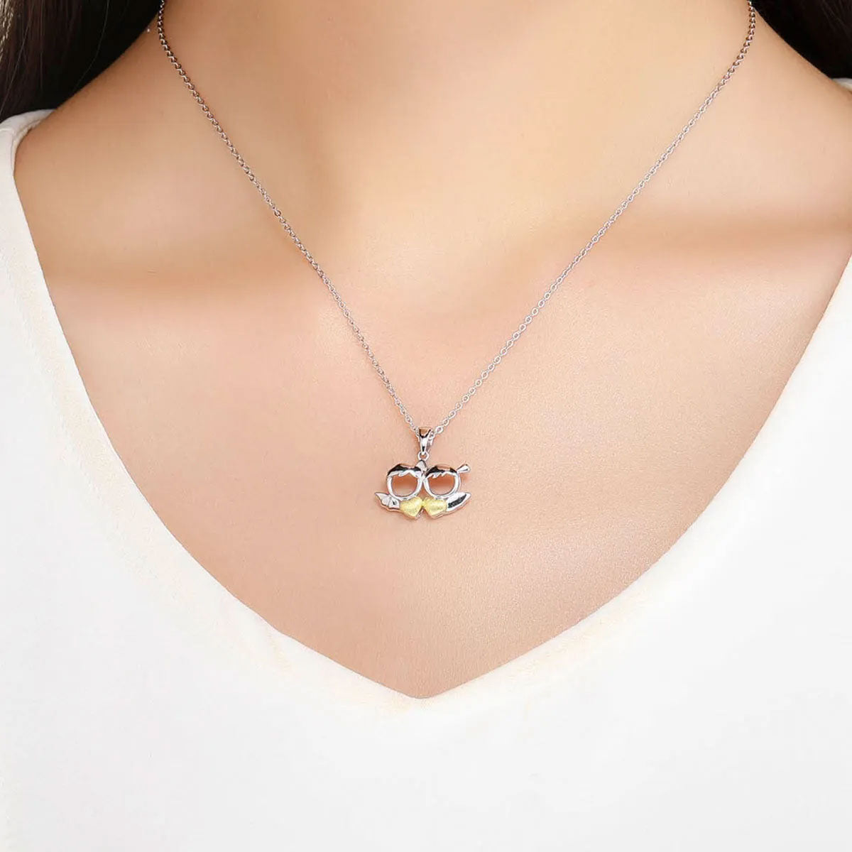 Sterling Silver Children's Love Hypoallergenic Necklace