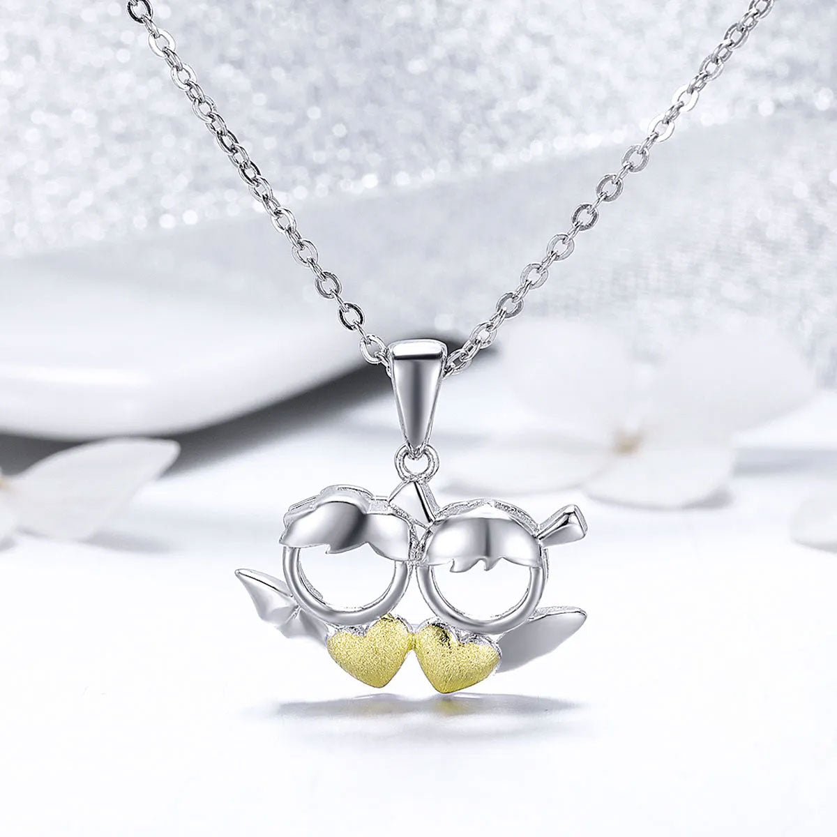 Sterling Silver Children's Love Hypoallergenic Necklace
