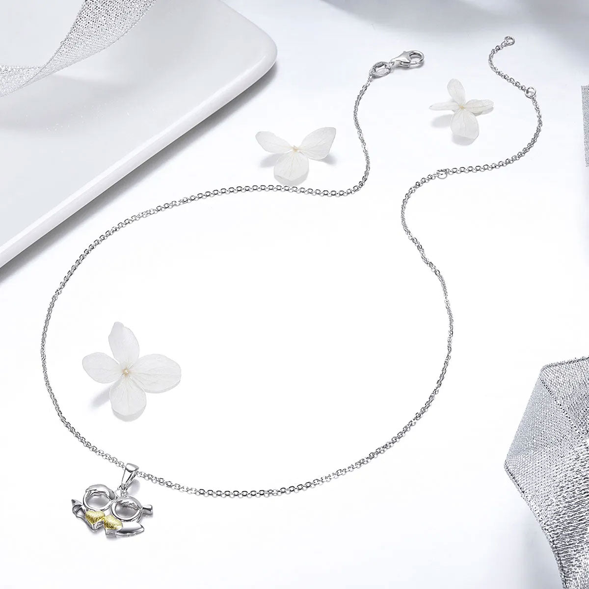 Sterling Silver Children's Love Hypoallergenic Necklace