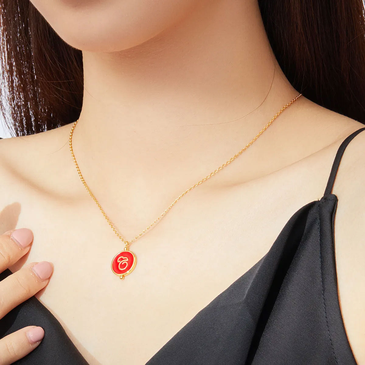 Sterling Silver Chinese Mouse Hypoallergenic Necklace