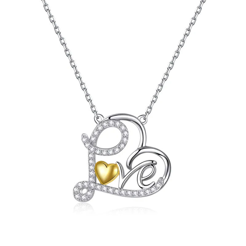 Sterling Silver True Love Hypoallergenic Necklace