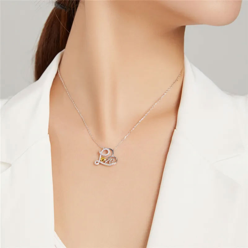 Sterling Silver True Love Hypoallergenic Necklace