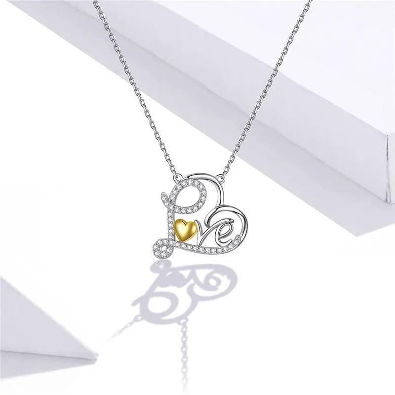 Sterling Silver True Love Hypoallergenic Necklace