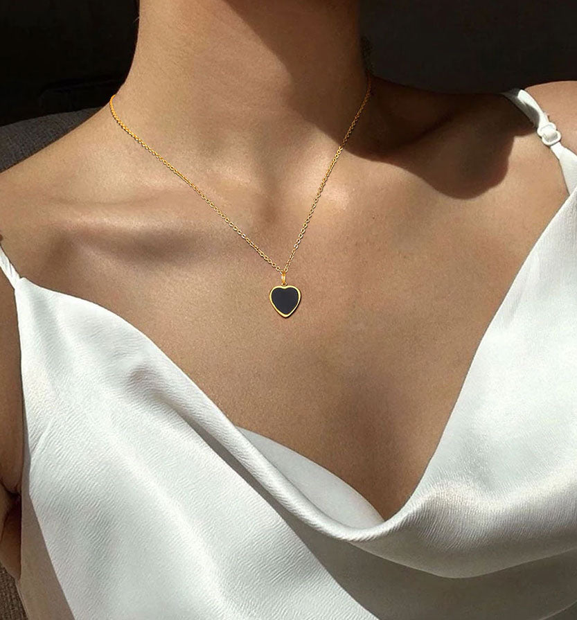 Stainless Steel Dark Love Necklace
