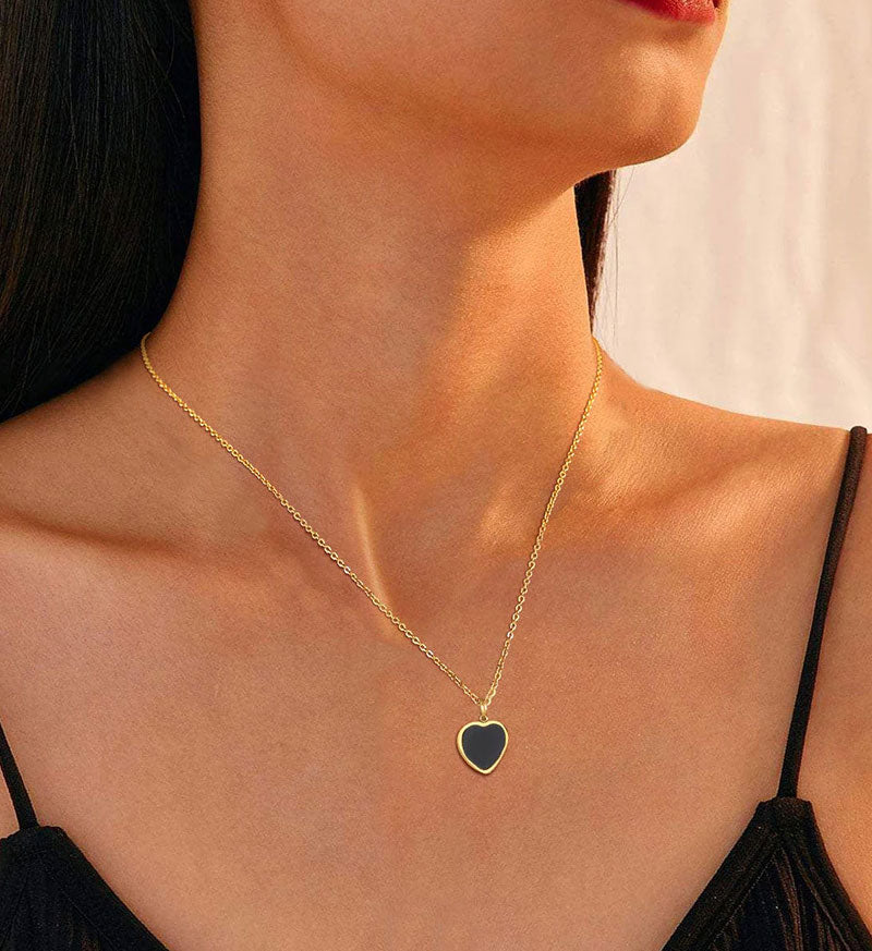 Stainless Steel Dark Love Necklace