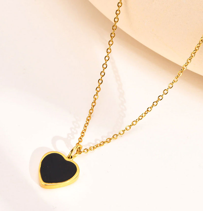 Stainless Steel Dark Love Necklace