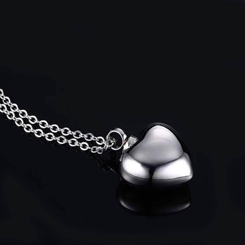 Stainless Steel Unforgettable Love Urn Necklace (For Human Or Pet Ashes)