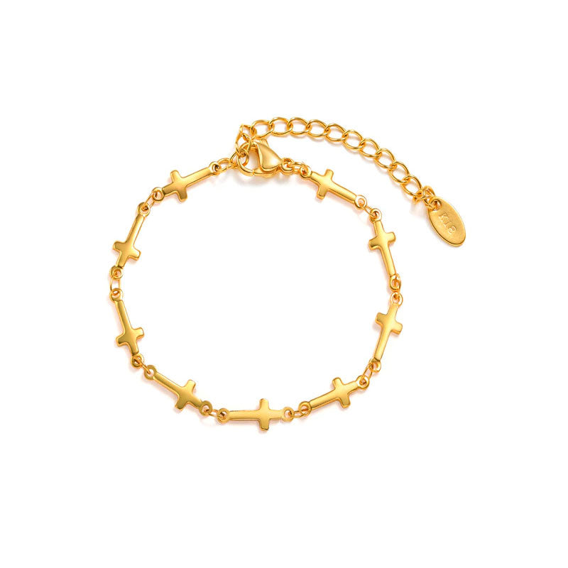 Bracelet Criss Cross Chain Waterproof