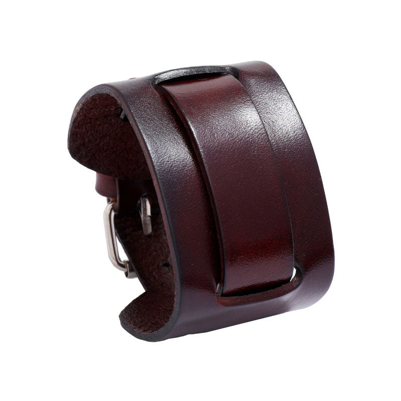 Simple Strip Leather Bracelet