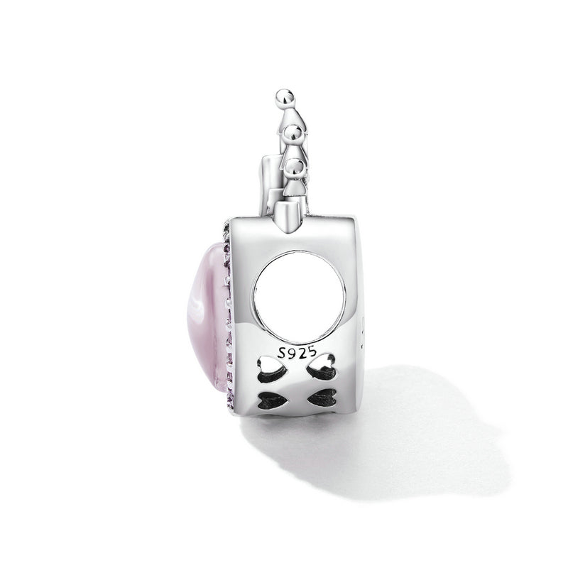 Sterling Silver Love Castle "Love Yourself" Hypoallergenic Bead Charm