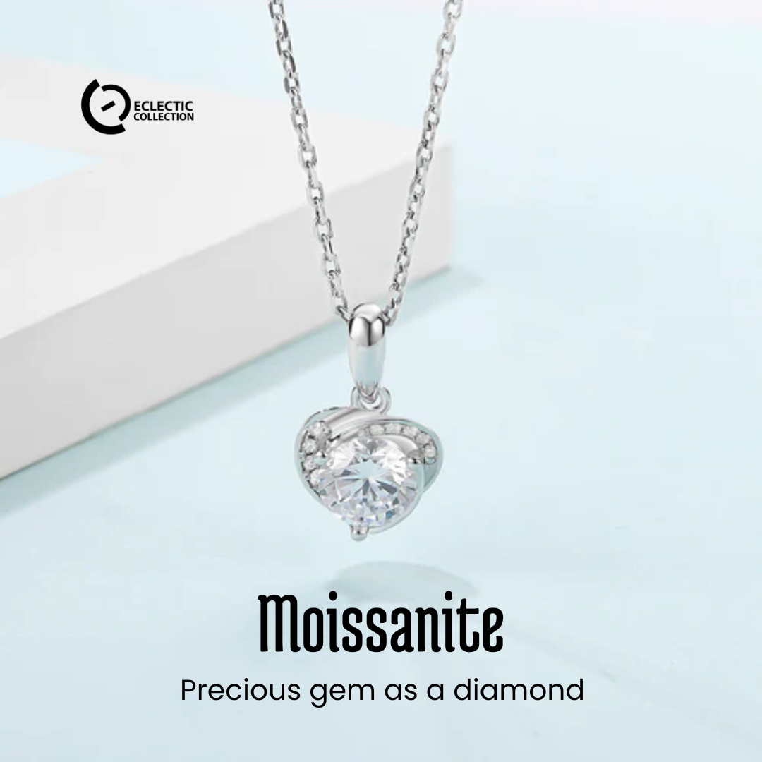 Moissanite: precious gem as a diamond.