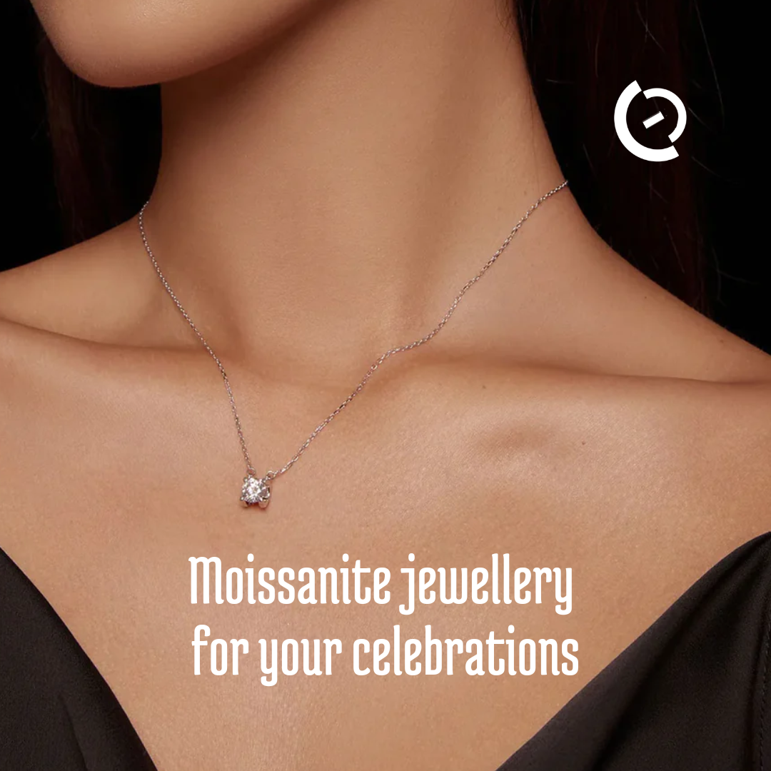 Moissanite jewellery for your celebrations