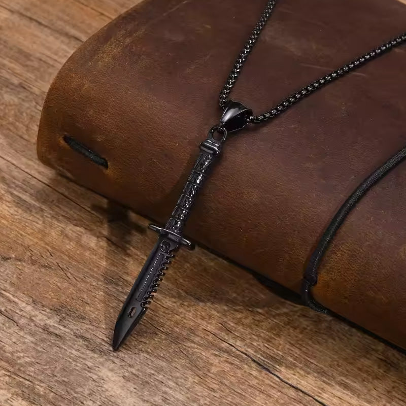 Stainless Steel Knife Necklace