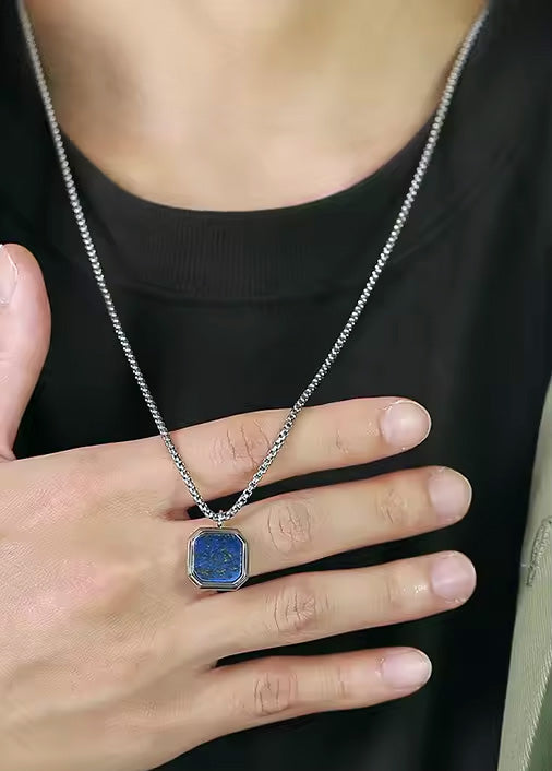 Stainless Steel Square Necklace