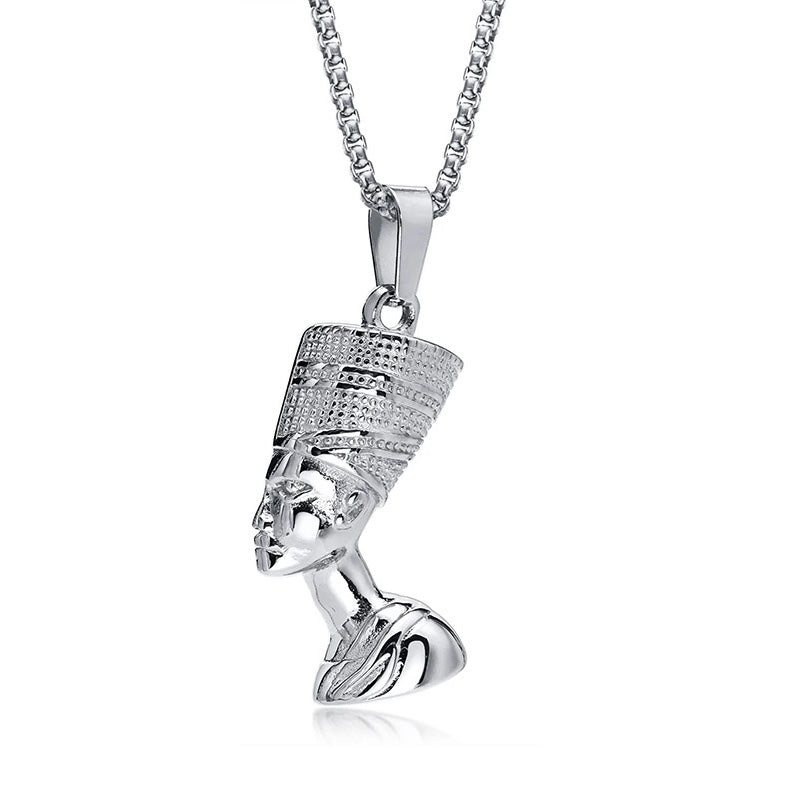 Stainless Steel Nefertiti Necklace