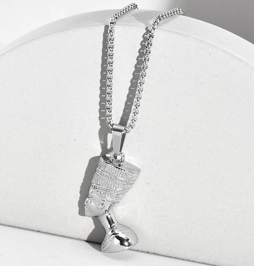 Stainless Steel Nefertiti Necklace