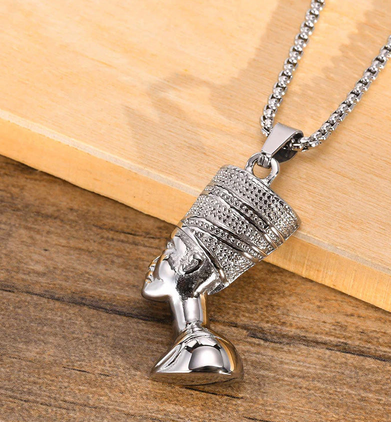 Stainless Steel Nefertiti Necklace