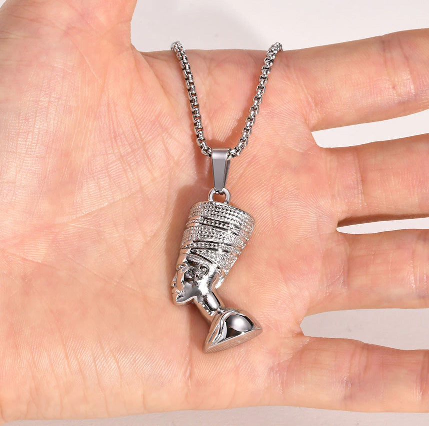 Stainless Steel Nefertiti Necklace