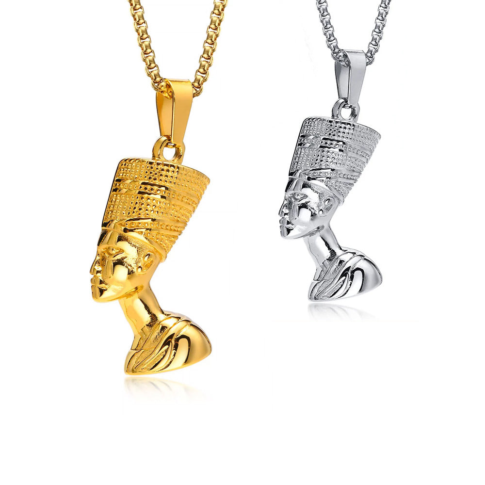 Stainless Steel Nefertiti Necklace