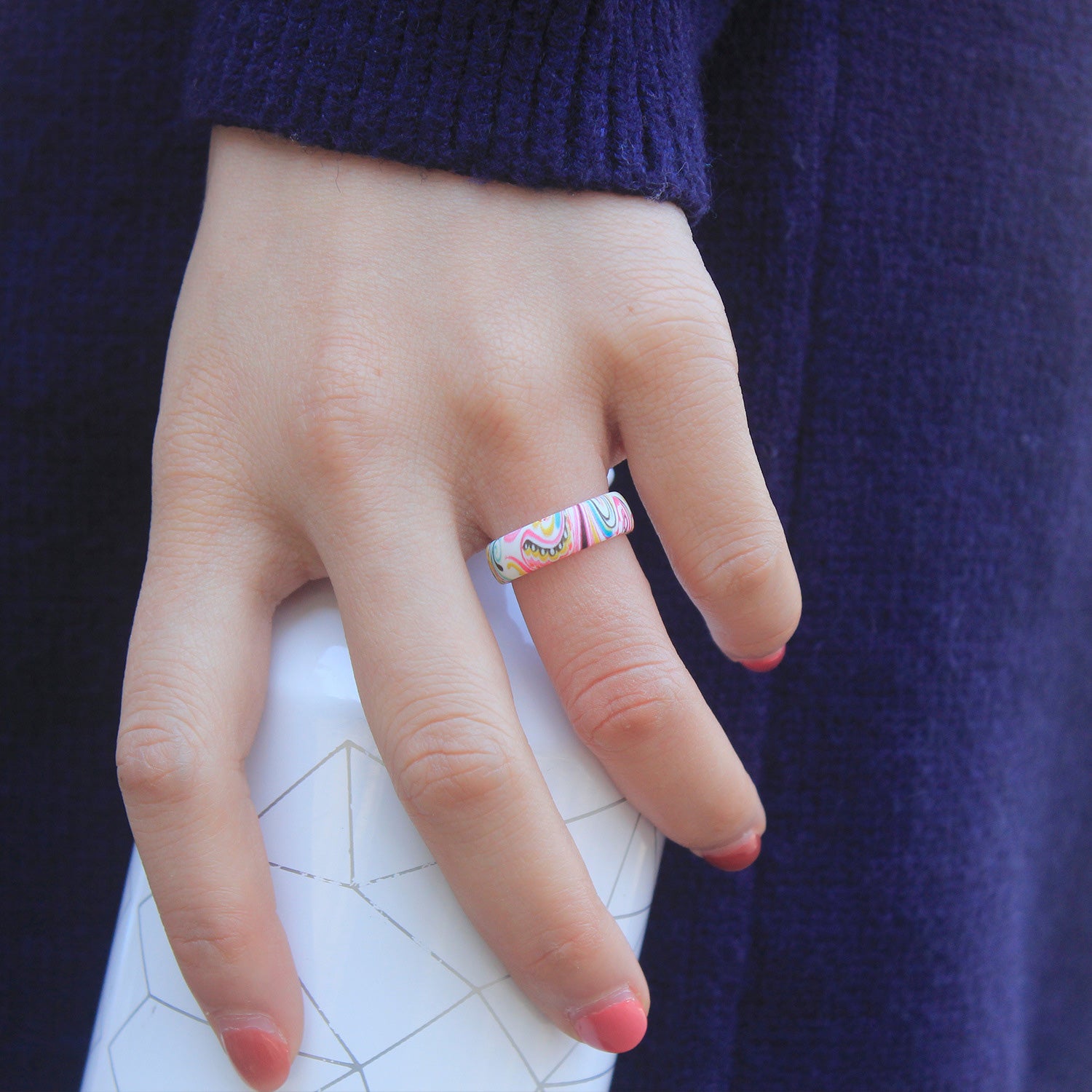 Silicone Rainbow Ring