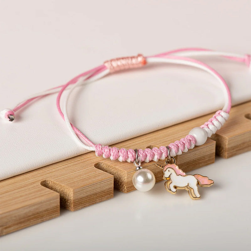 Cotton Cute Pearl Unicorn Bracelet