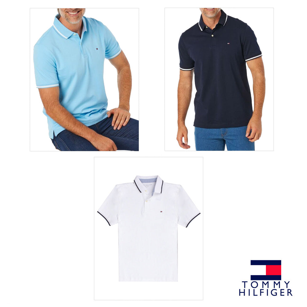 Men's Richard Tipped Short Sleeve Polo Tommy Hilfiger