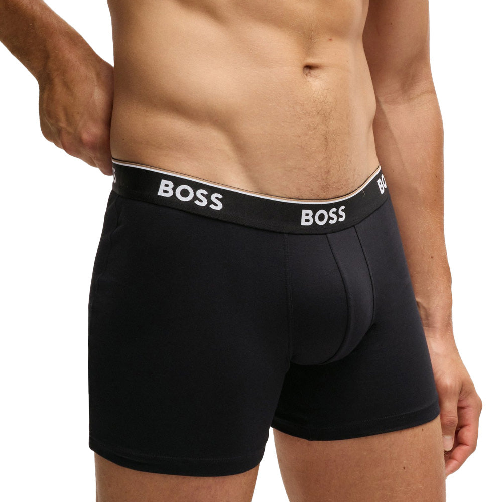 Men's Stretch-Cotton Boxer Briefs Hugo Boss