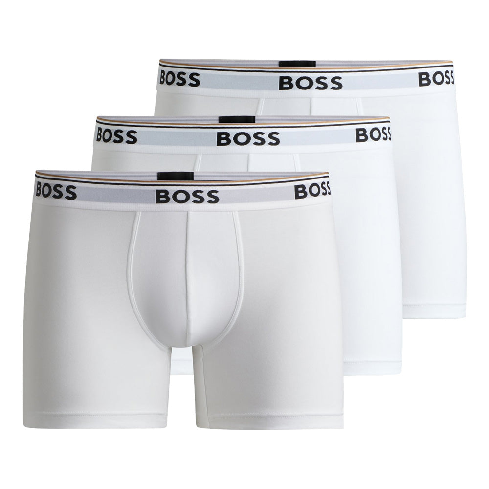 Men's Stretch-Cotton Boxer Briefs Hugo Boss