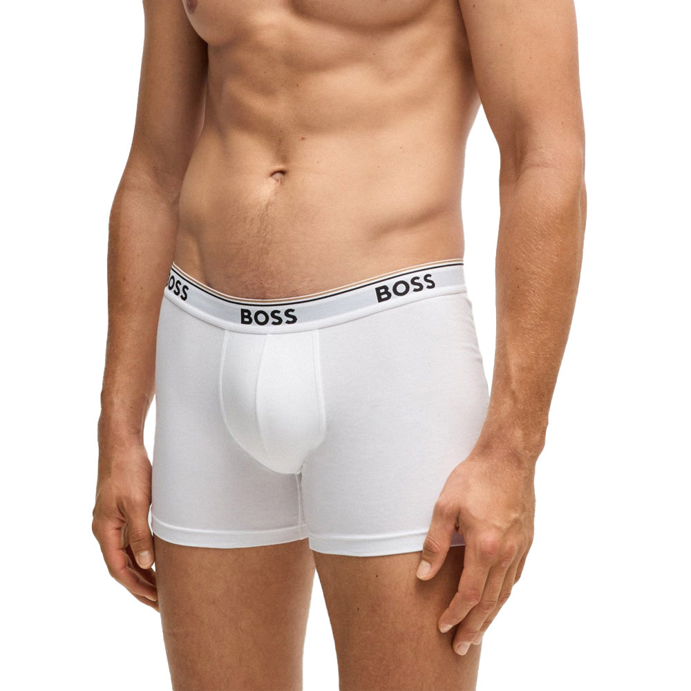 Men's Stretch-Cotton Boxer Briefs Hugo Boss