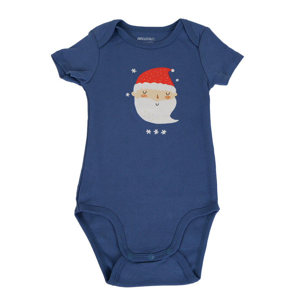 100% Organic Cotton Christmas Short Sleeve Baby & Toddler Bodysuit Wondernauts