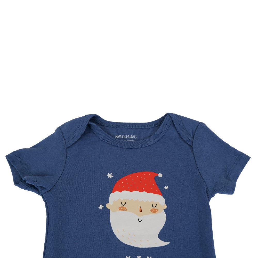 100% Organic Cotton Christmas Short Sleeve Baby & Toddler Bodysuit Wondernauts