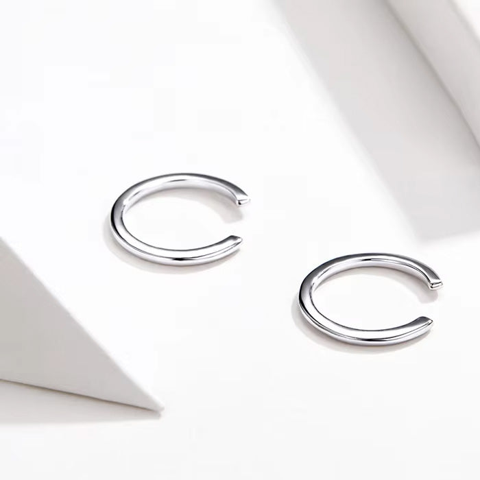 Sterling Silver Minimalist Hypoallergenic Ear Cuff