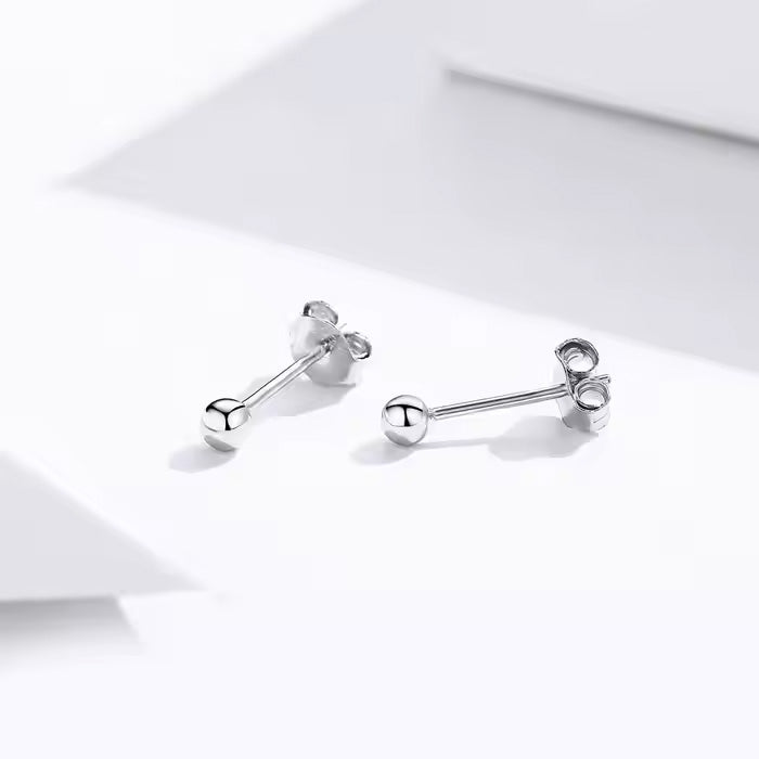 Sterling Silver Small Ball Hypoallergenic Stud Earrings