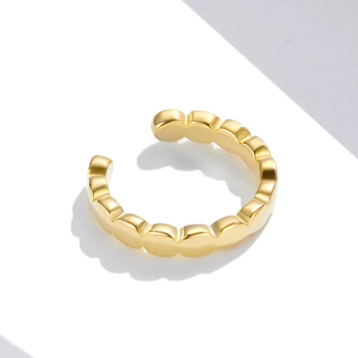 Sterling Silver Simple Geometric Hypoallergenic Ear Cuff