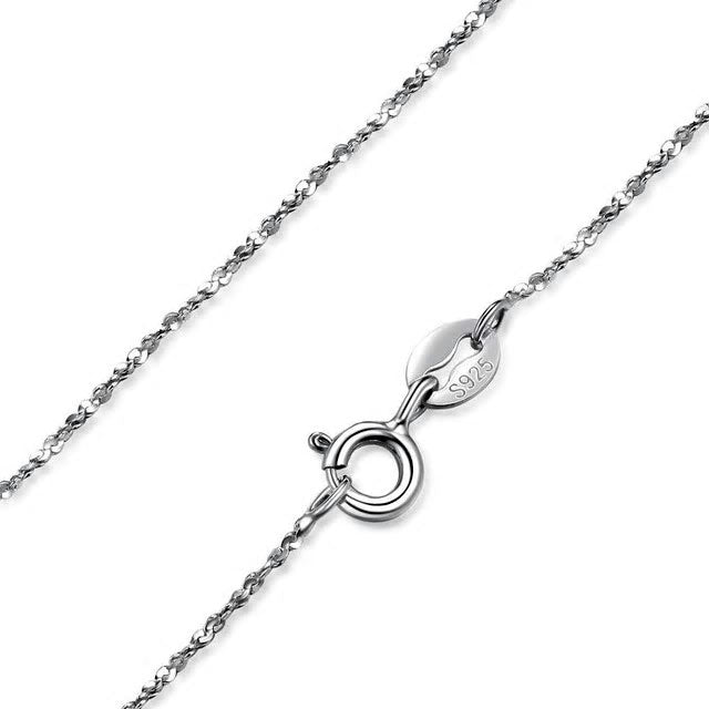 Sterling Silver Wheat Chain Hypoallergenic Necklace