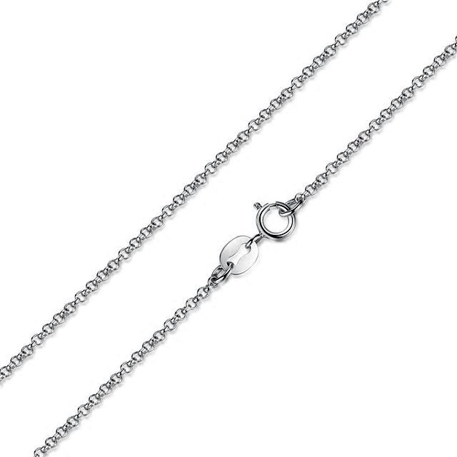 Sterling Silver Rolo Chain Hypoallergenic Necklace