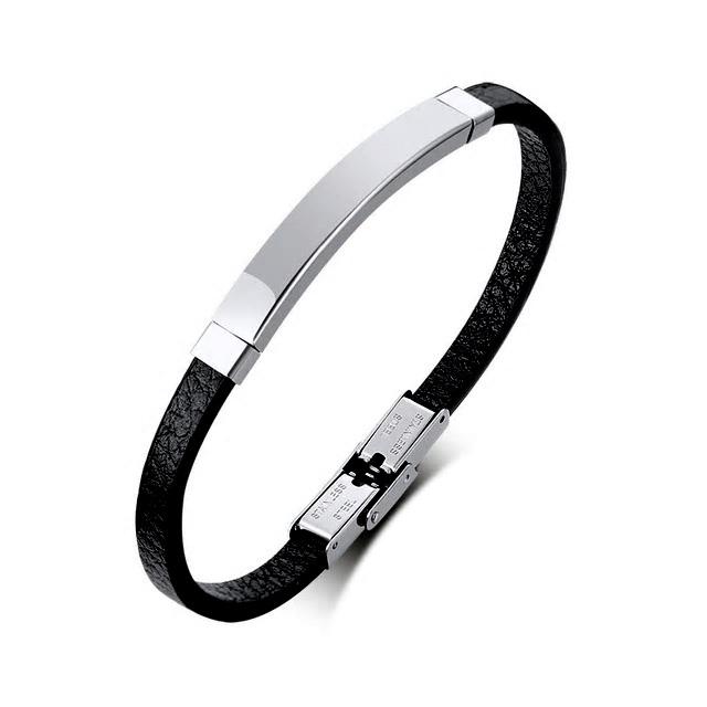 Stainless Steel Thin Rectangular Bracelet