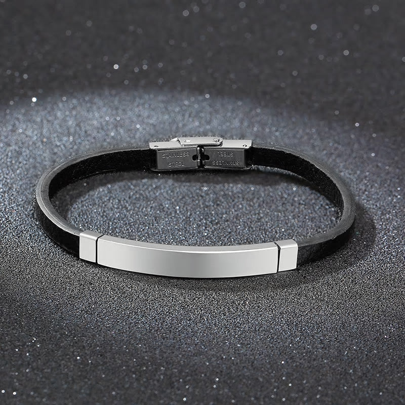 Stainless Steel Thin Rectangular Bracelet