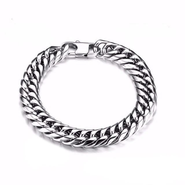 Stainless Steel Curb Chain Bracelet - Various