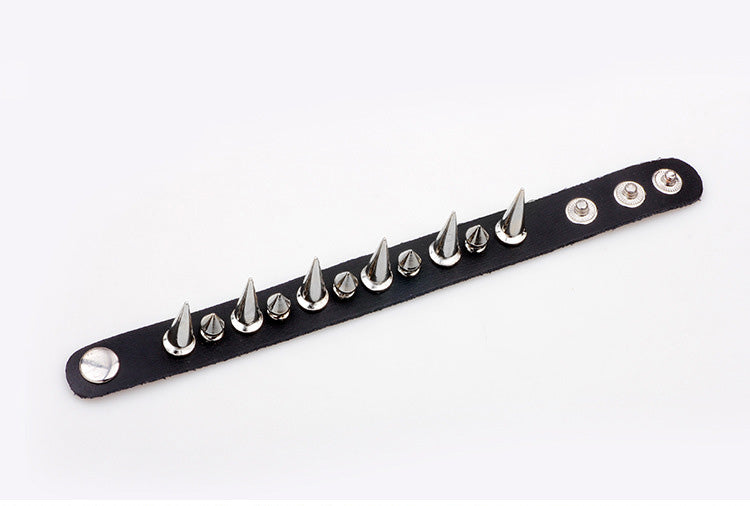 Spiked Leather Bracelet