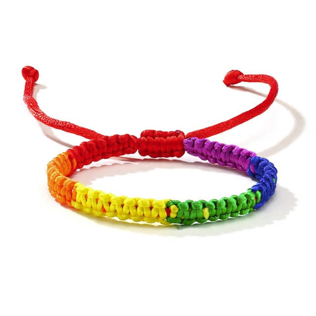 Handmade Beach Rainbow Braided Anklet or Bracelet - Various