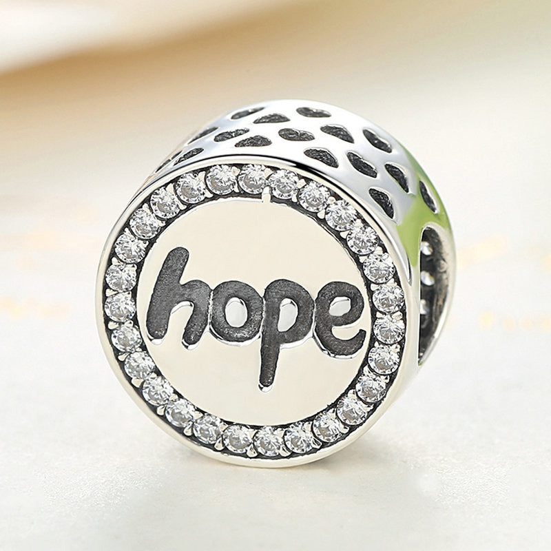 Sterling Silver Hope Hypoallergenic Bead Charm